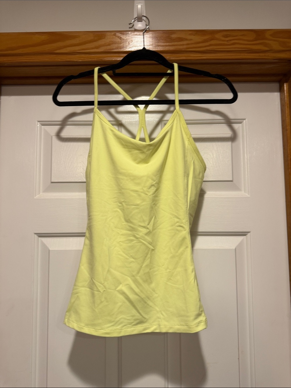 Old Navy Pale Yellow Strappy Cowl-Neck Camisole